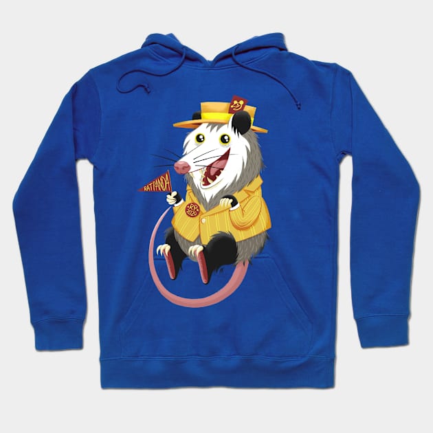 Rat Panda Hoodie by nocturnallygeekyme